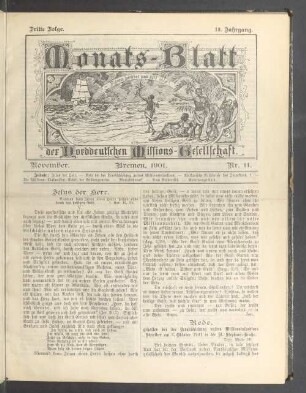 November. 1901. Nr. 11