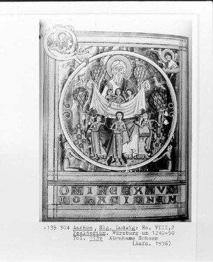 Psalter mit Cantica und Officium parvum — Initiale D (omine exaudi), Folio 113verso