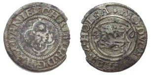 Sechsling Kgl. Linie Christian III. 1534 -1559