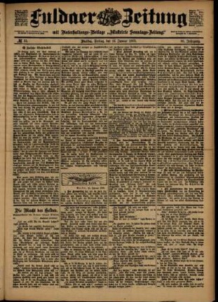 Ausgabe vom Freitag, den 16. Januar 1903.