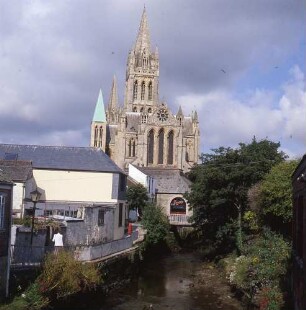 Großbritannien. Truro. Blick auf die Kathedrale (1880-1910)