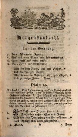 Deutsches Brevier für Stiftsdamen und Klosterfrauen. 1, ... Band, der den Wintertheil enthält