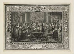 Cérémonie du mariage de Louis XIV