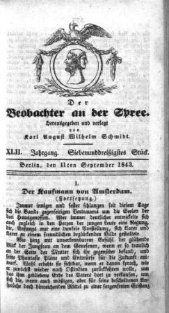 37. Stueck, 11. September 1843