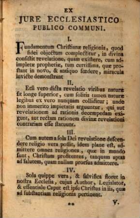 Positiones iurisprudentiae ecclesiasticae
