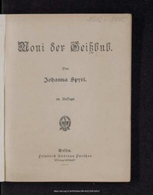 Moni der Geißbub