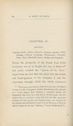 Chapter IV. Batavia