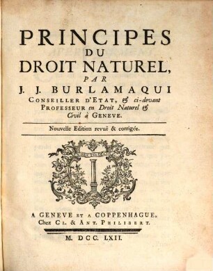 Principes du droit naturel