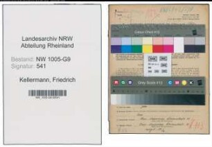 Entnazifizierung Friedrich Kellermann , geb. 15.12.1906 (Bauunternehmer)