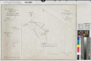 Bernshausen (Laasphe), Teilung der Feldmark Bernshausen, Urkarte 2 Bernshausen Flur 2 Banfe Flur 13