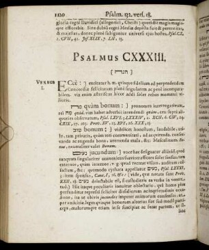 Psalmus CXXXIII.