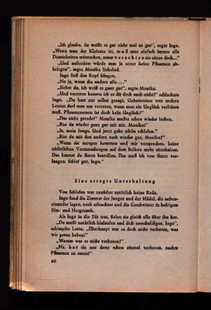 Eine erregte Unterhaltung
