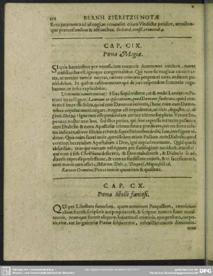 Cap. CIX. Poena Magiae