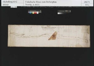 Unverhofft Glück, Roter und Bremmer Ort am Vorderen Fastenberg bei Johanngeorgenstadt, Angabe der Markscheide