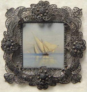 Segelboote. Miniatur aus der Sammlung Loewe