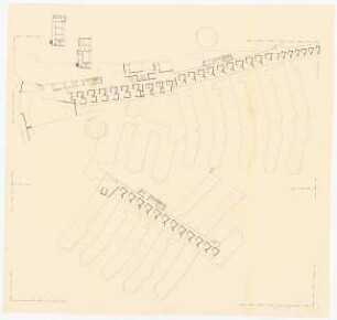 Altersheim Tiergarten, Berlin: Lageplan OG Hauptbau 1:200