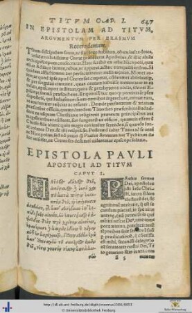 EPISTOLA PAULI APOSTOLI AD TITUM
