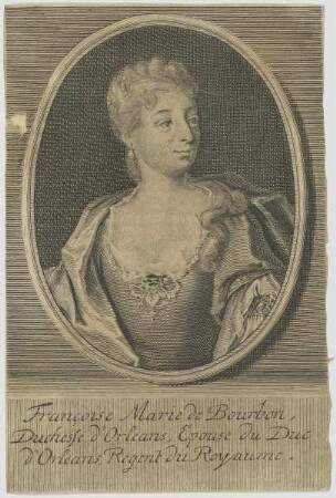 Bildnis der Françoise Marie de Bourbon