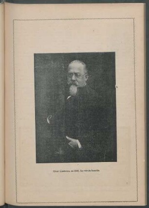 César Lombroso, en 1906, Su retrato favorito.