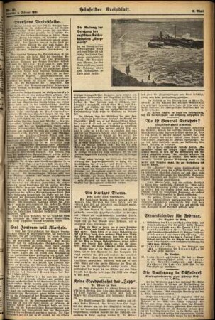 Zweite Ausgabe vom Dienstag, den 04. Februar 1930.