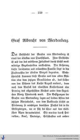 Graf Albrecht von Werdenberg