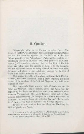 II. Quellen.