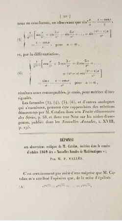 Réponse.