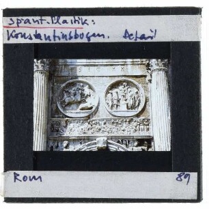 Rom, Konstantinsbogen : Architekturdetail