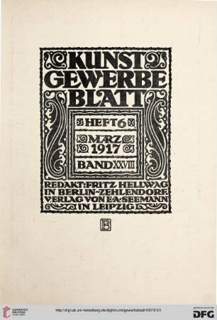 Heft 6 (März 1917)