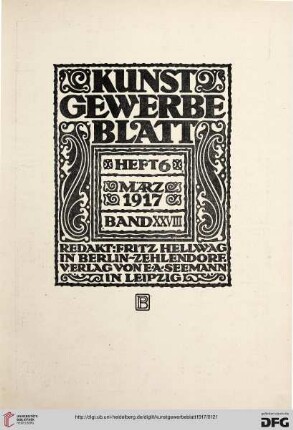 Heft 6 (März 1917)