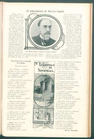 El fallecimiento de Marcos Zapata