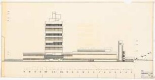 Technische Universität Berlin Technische Chemie (Franz-Fischer-Bau): Nordansicht, 1:100