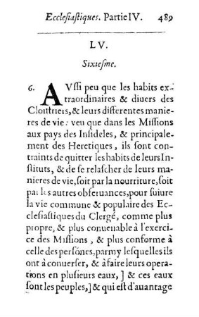 LV. Sixiesme