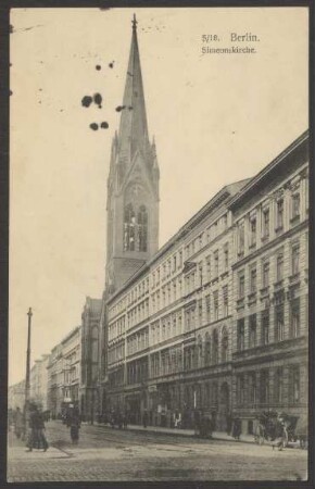 Ansichtskarte "Simeonskirche", Wassertorstraße [2/2]