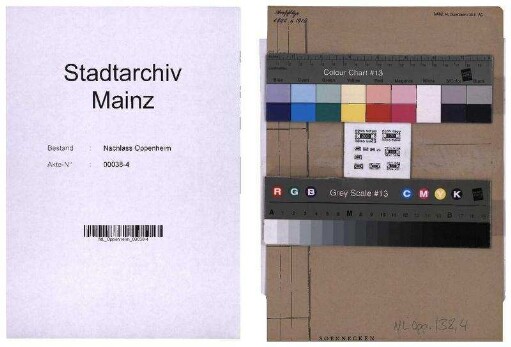 Förderung des musikalischen Lebens, Drucksachen