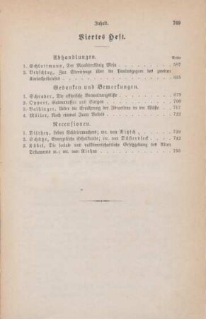 767-770 Inhaltsverzeichnis Hefte 1-4
