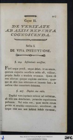 II. De Veritate Ab Aliis Reperta Cognoscenda.