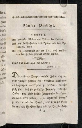 87-106, Fünfte Predigt.