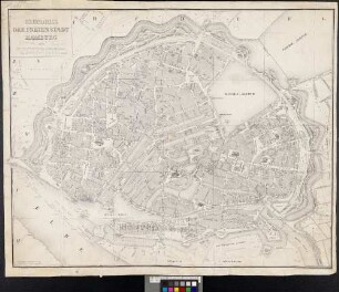 Grundriss Der Freien Stadt Hamburg