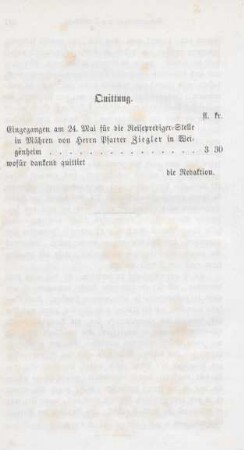 398 Quittung
