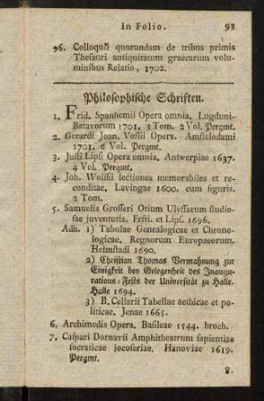 93-96, Philosophische Schriften.
