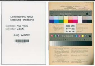 Entnazifizierung Wilhelm Jung , geb. 30.03.1897 (Heizer)