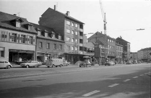 Sanierung der Rheinstraße in Mühlburg.