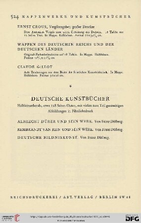 Deutsche Kunstbücher
