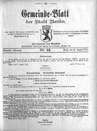 1919,34: Nr. 34, 24. August 1919