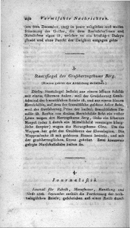 Staatssiegel des Grossherzogthums Berg