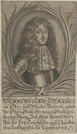 Bildnis von Maximilian Emauel, Kurfürst von Bayern