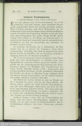 Gedörrte Trockenplatten