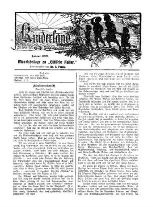 1909: Kinderland (Januar 1909)
