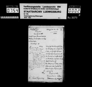 Schuldenwesen der Stiftungspflege bzw. Kirchengemeinde Steinkirchen